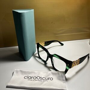 Green and Gold Women's 2.0 Reading Glasses